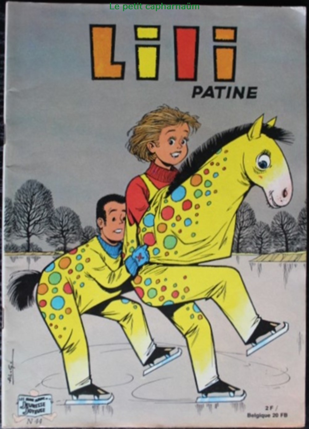 livres bd revues bandes dessinees lili 44 lili patine eo 1972
