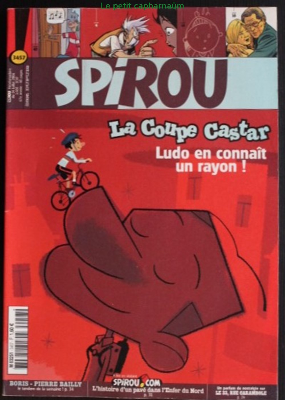 Spirou - 3457 - Couverture : Ludo livres bd revues spirou 3457 couverture ludo