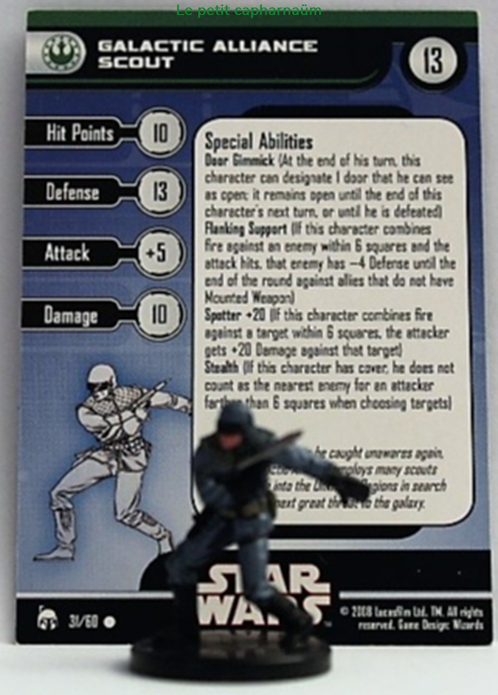 15 Legacy of the force - 31/60 - Galactic Alliance Scout - Commune figurines cinema star wars 15 legacy of the force 31 60 galactic alliance scout commune