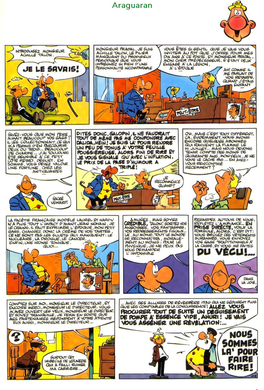 Album - Achille Talon - 33 - Achille Talon et la vie secrète du journal... Polite ! 4 livres bd revues bandes dessinees album achille talon 33 achille talon et la vie secrete du journal polite