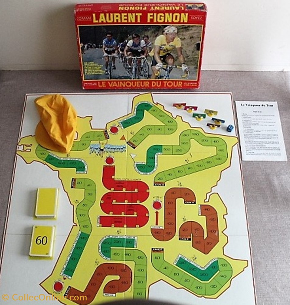 Laurent Fignon - Le vainqueur du Tour jeux de societe jouets plateau laurent fignon le vainqueur du tour