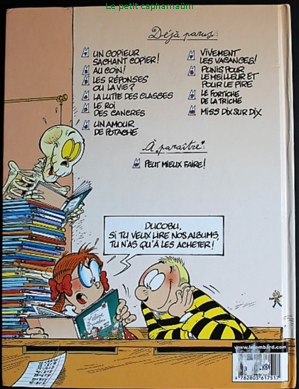 L'élève Ducobu - 08 - Punis pour le meilleur et pour le pire - Rééd. 2005 livres bd revues bandes dessinees l eleve ducobu 08 punis pour le meilleur et pour le pire reed 2005