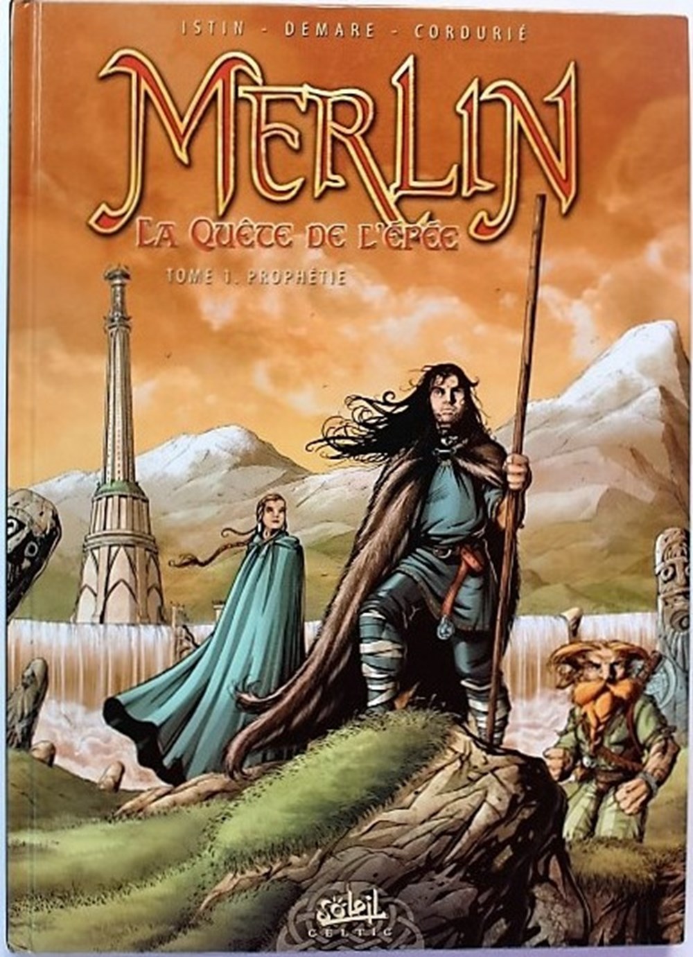 Merlin : La quête de l'épée - 01 - Prophétie - Rééd. 2005 livres bd revues bandes dessinees merlin la quete de epee 01 prophetie reed 2005