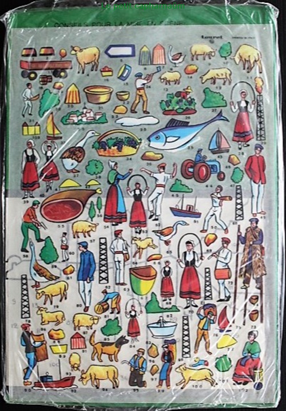 Décorama - Touret - Les Provinces françaises - L'aquitaine divers decorations magnets autocollants decalcomanies decorama touret les provinces francaises aquitaine