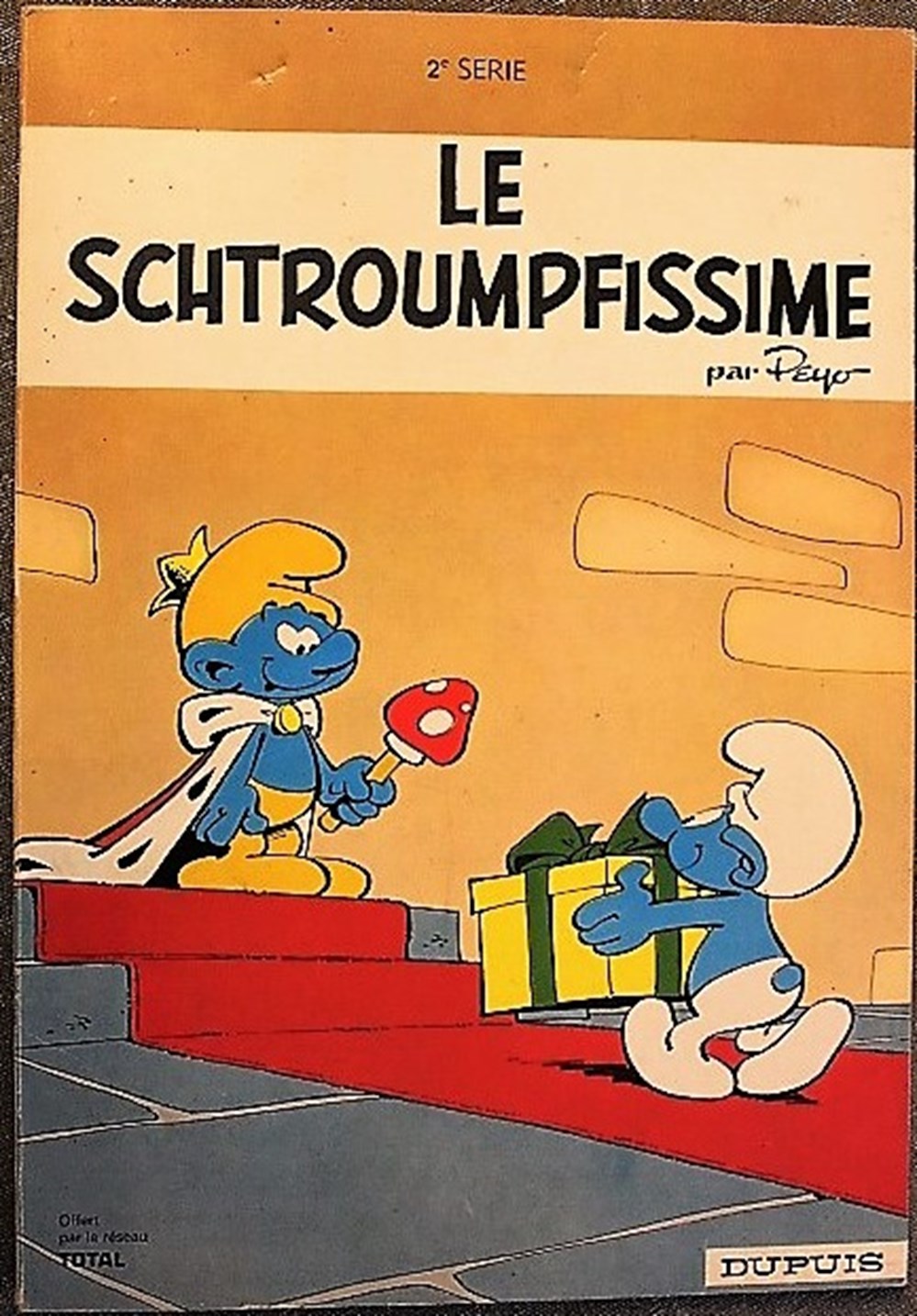 Les schtroumpfs - 02 - Le schtroumpfissime - Rééd. Publicitaire Total 1972 3 livres bd revues bandes dessinees les schtroumpfs 02 le schtroumpfissime reed publicitaire total 1972