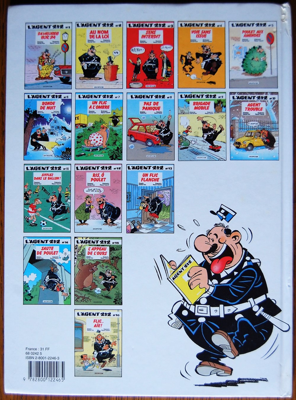 livres bd revues bandes dessinees l agent 212 07 un flic a ombre reed 1995 edition speciale