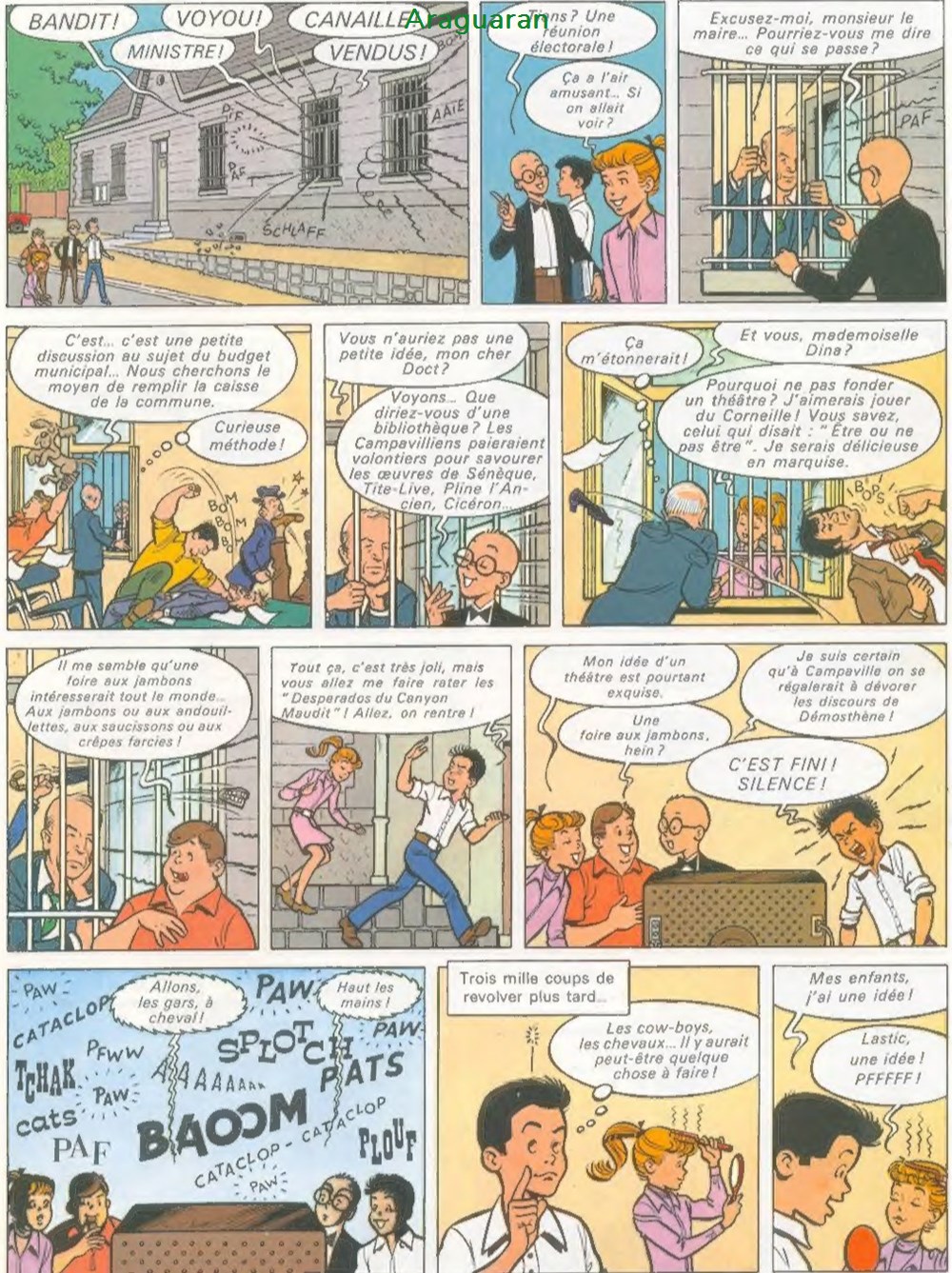 Album - 4 as (Les) - 11 - Les 4 as et la ruée vers l'or 4 livres bd revues bandes dessinees album 4 as les 11 les 4 as et la ruee vers or