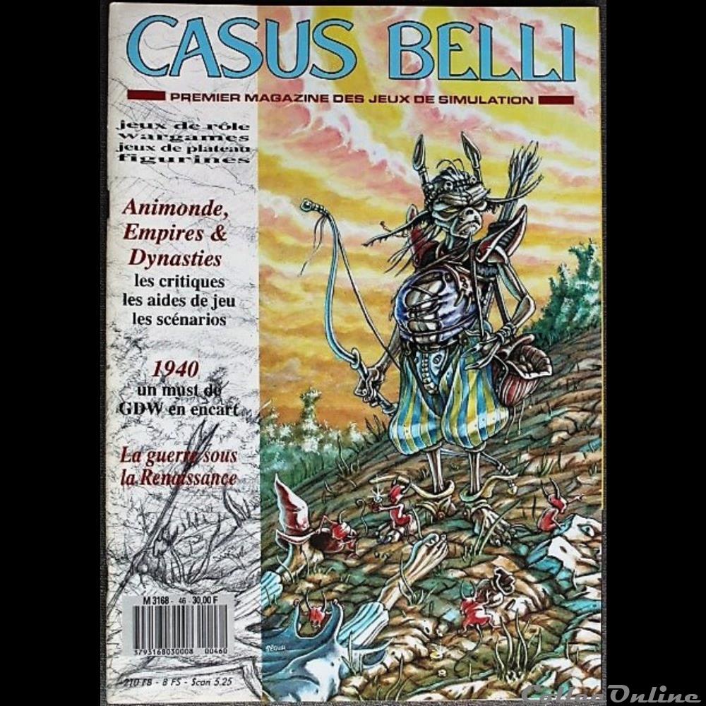 Casus Belli - Numéro 46 avec Wargame 1940 livres bd revues casus belli numero 46 avec wargame 1940