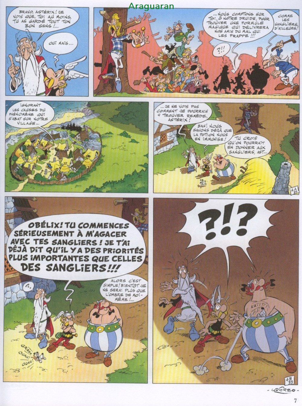 Album - Astérix - 33 - Le ciel lui tombe sur la tête 5 livres bd revues bandes dessinees album asterix 33 le ciel lui tombe sur la tete