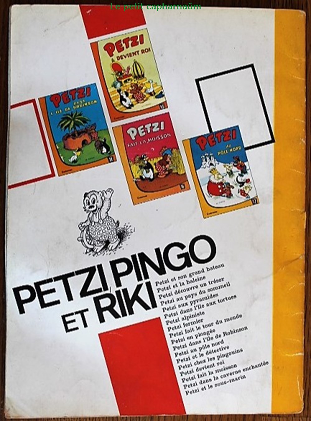 Petzi (1ère série) - 14 - Petzi chez les pingouins - Rééd. 1967 livres bd revues bandes dessinees petzi 1ere serie 14 petzi chez les pingouins reed 1967