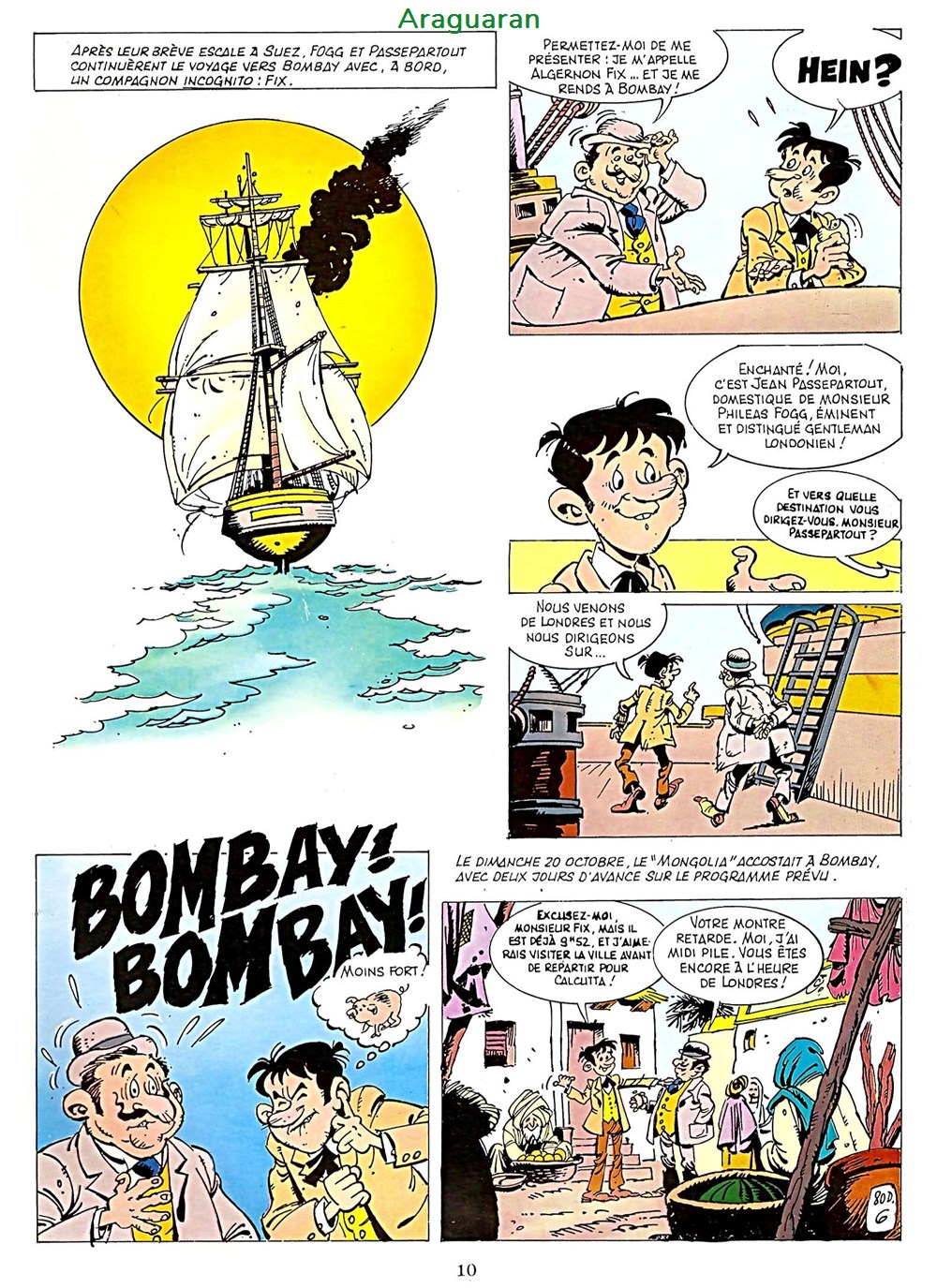 Aventure et l'histoire (L') - 03 - Le tour du monde en 80 jours 7 livres bd revues bandes dessinees aventure et histoire l 03 le tour du monde en 80 jours