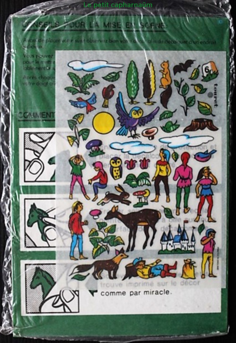 divers decorations magnets autocollants decalcomanies decorama touret le petit poucet