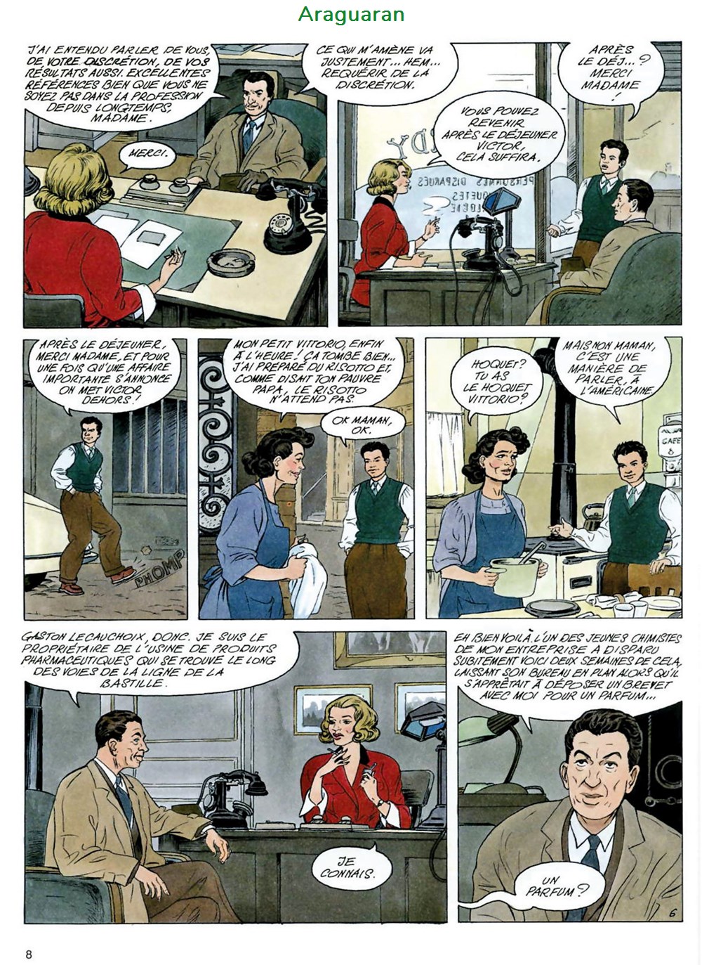 Album - Agence Hardy - 01 - Le parfum disparu 7 livres bd revues bandes dessinees album agence hardy 01 le parfum disparu