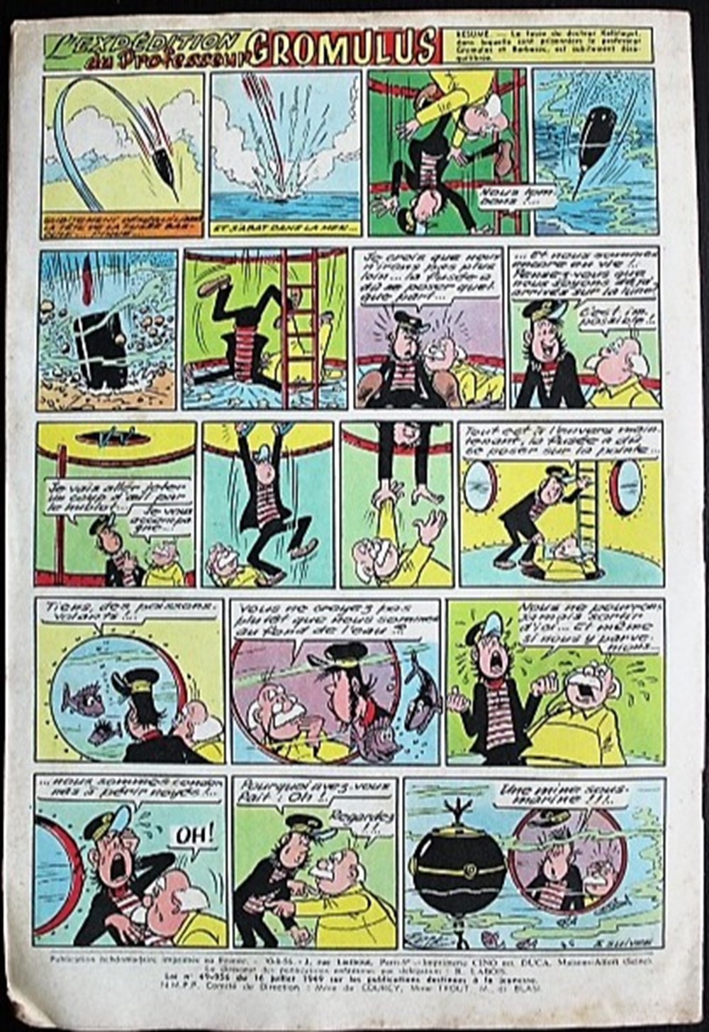 L'intrépide (2ème série) - N° 357 - 30 août 1956 livres bd revues vieux journaux l intrepide 2eme serie n 357 30 aout 1956
