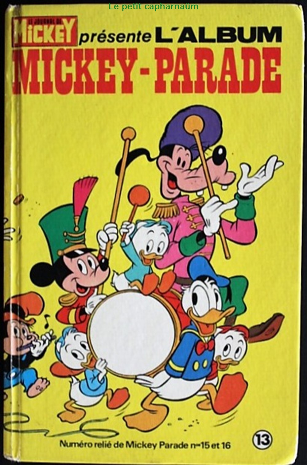 Mickey Parade (2ème série) - Recueil N°013 (Des n°15 et 16) livres bd revues mickey parade 2eme serie recueil n 013 des n 15 et 16