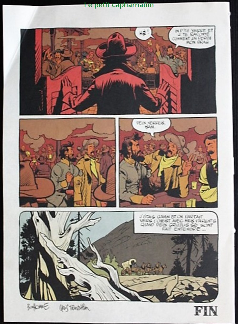 Texas Cowboys - 18 - The iron fist - EO 2014 mini-récits Spirou livres bd revues bandes dessinees texas cowboys 18 the iron fist eo 2014 mini recits spirou
