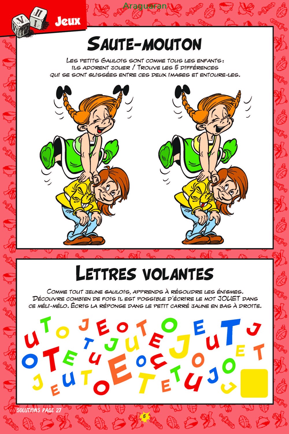 Magazine - Astérix - Irréductibles ! Avec Astérix - 07 5 livres bd revues magazine asterix irreductibles avec asterix 07