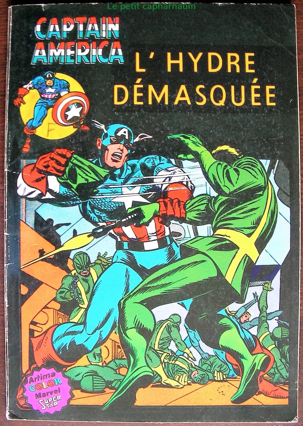 Captain america (Aredit) - 09 - L'hydre démasqué - EO 1980 livres bd revues comics captain america aredit 09 hydre demasque eo 1980