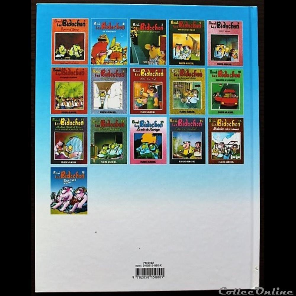Les Bidochon - 02 - Les Bidochon en vacances - Rééd. 2001 livres bd revues bandes dessinees les bidochon 02 les bidochon en vacances reed 2001