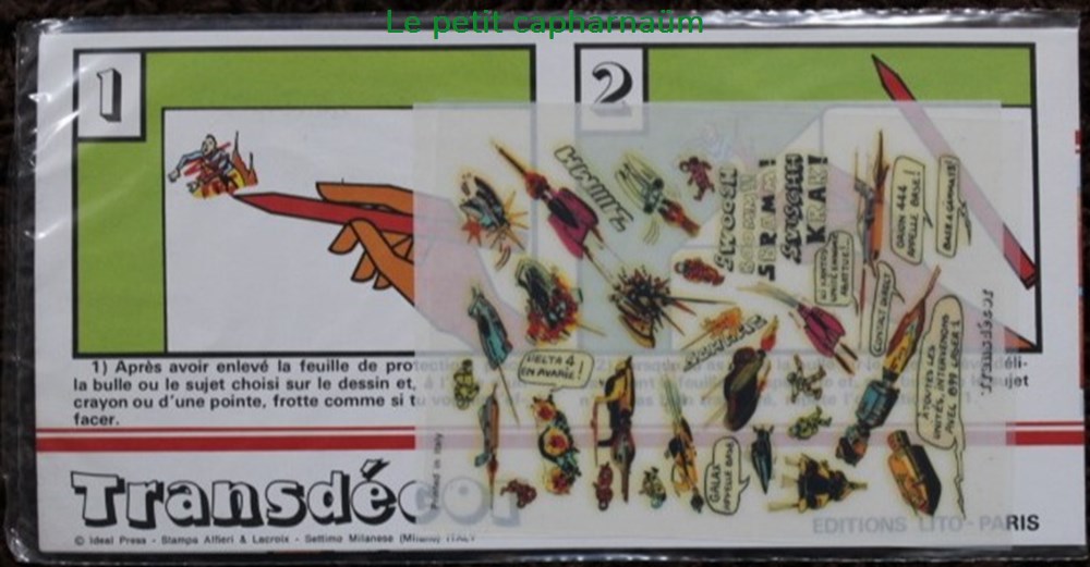 Décorama - Lito - Mini-Transfert - Science fiction divers decorations magnets autocollants decalcomanies decorama lito mini transfert science fiction