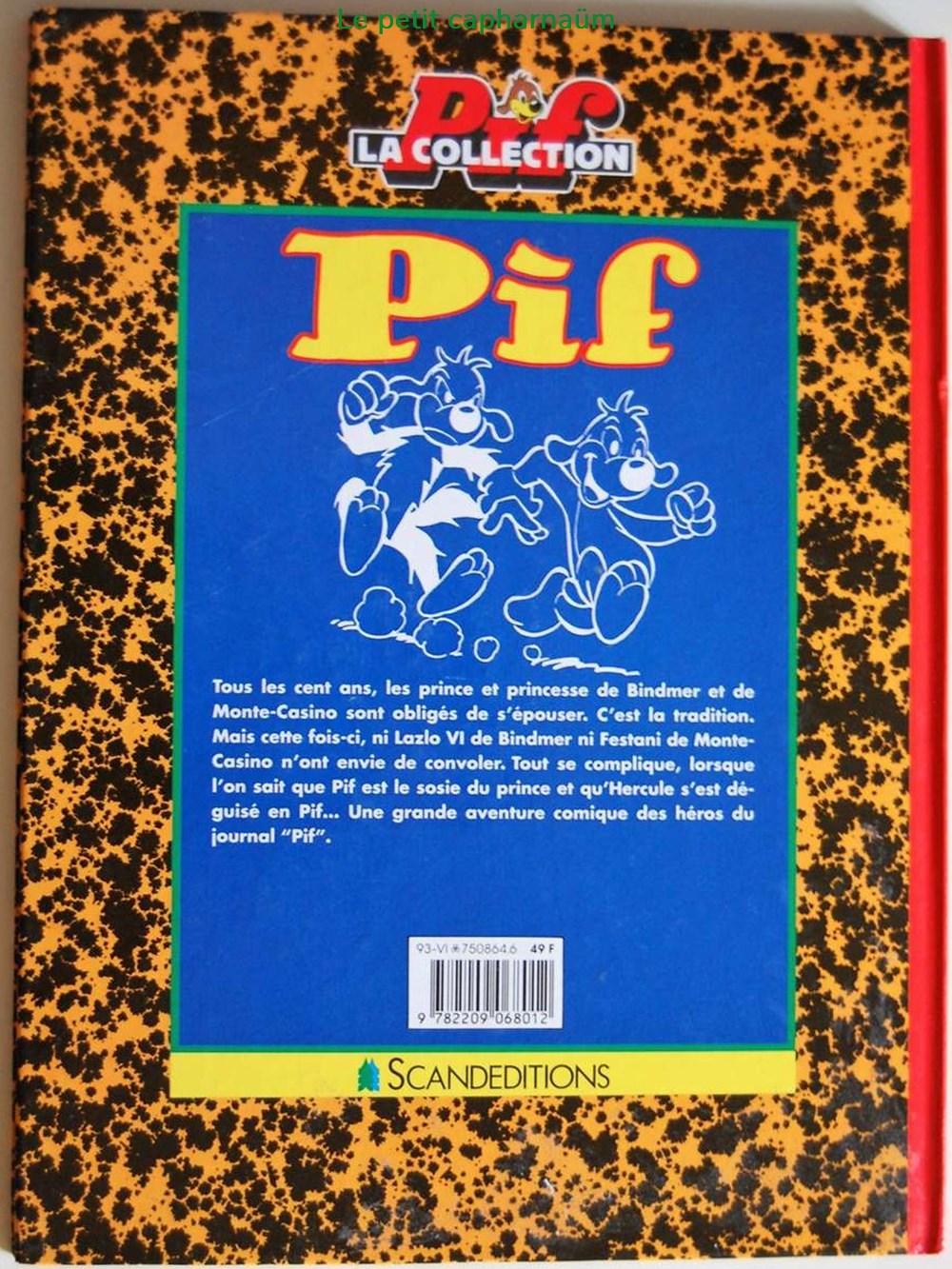 Pif le chien - 07 - La foire du trône - EO 1993 livres bd revues bandes dessinees pif le chien 07 la foire du trone eo 1993