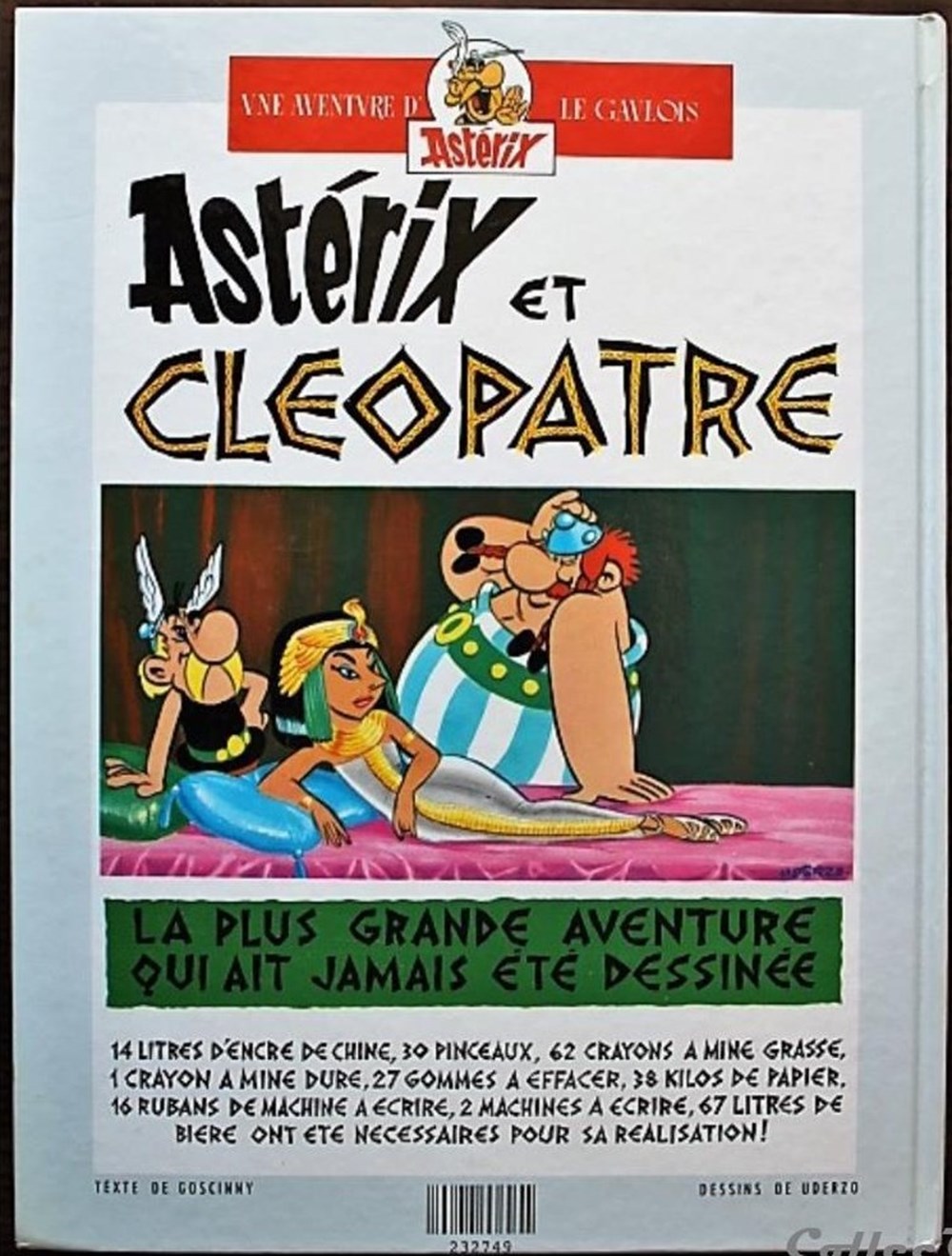 Album Double - Astérix - FL 03 - Le tour de Gaule d'Astérix / Astérix et Cléopâtre livres bd revues bandes dessinees album double asterix fl 03 le tour de gaule asterix asterix et cleopatre