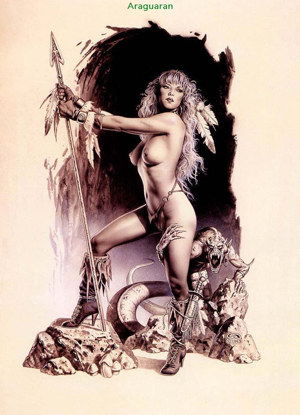 Art Fantastix Select - 04 -The art of Clyde Caldwell 4 livres bd revues art fantastix select 04 the art of clyde caldwell
