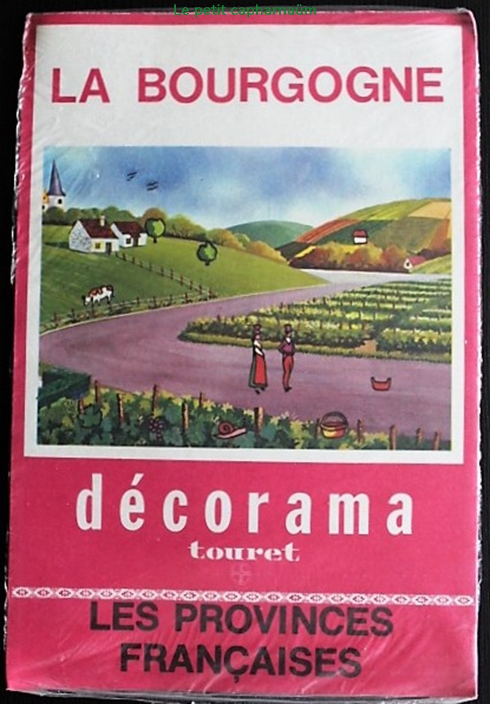 Décorama - Touret - Les Provinces françaises - La Bourgogne divers decorations magnets autocollants decalcomanies decorama touret les provinces francaises la bourgogne