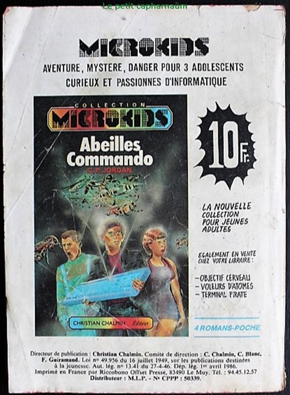 livres bd revues bandes dessinees brik 213 le fantome de zoraida eo 1986