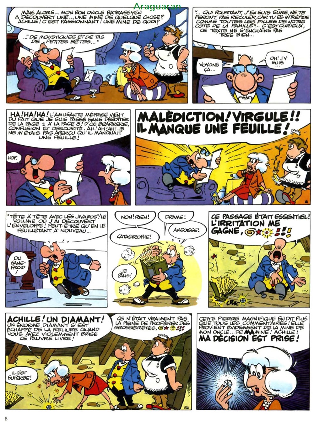Album - Achille Talon - 16 - Achille Talon et le trésor de Virgule 7 livres bd revues bandes dessinees album achille talon 16 achille talon et le tresor de virgule