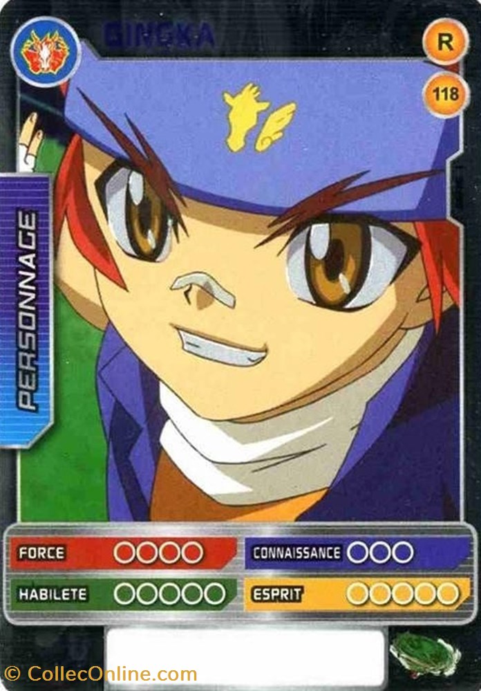 TCG Beyblade - 118/160 - Gingka jeux jouets jeu carte collectionner tcg beyblade 118 160 gingka