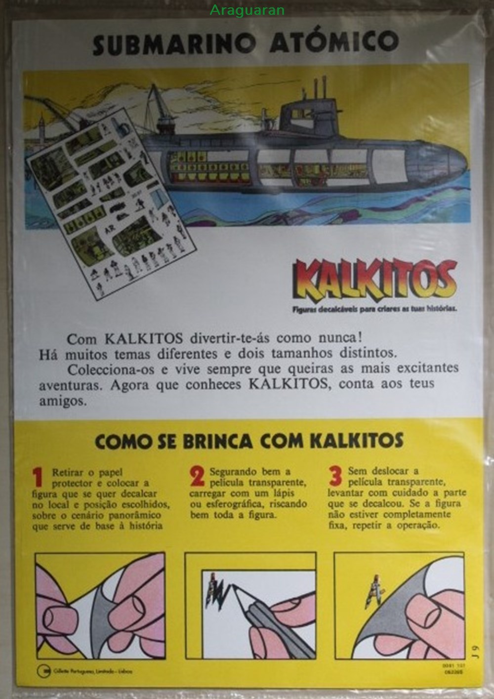 Décorama - Kalkitos - Sous-marin nucléaire (Le) divers decorations magnets autocollants decalcomanies decorama kalkitos sous marin nucleaire le