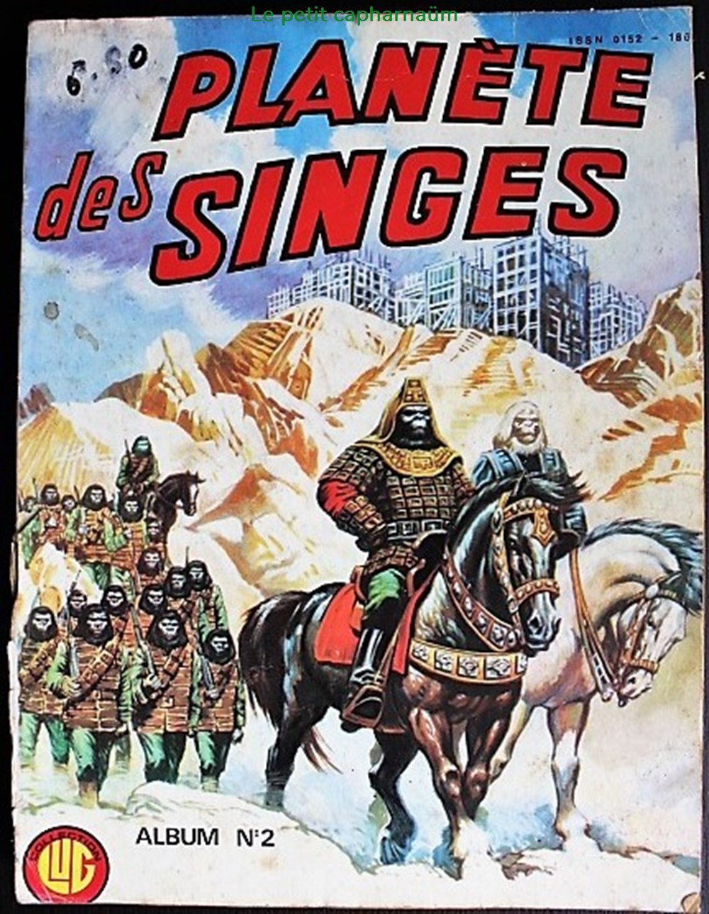 La planète des singes - Recueil N°2 - Du n°06 au n°10 - 1978 livres bd revues vieux journaux la planete des singes recueil n 2 du n 06 au n 10 1978