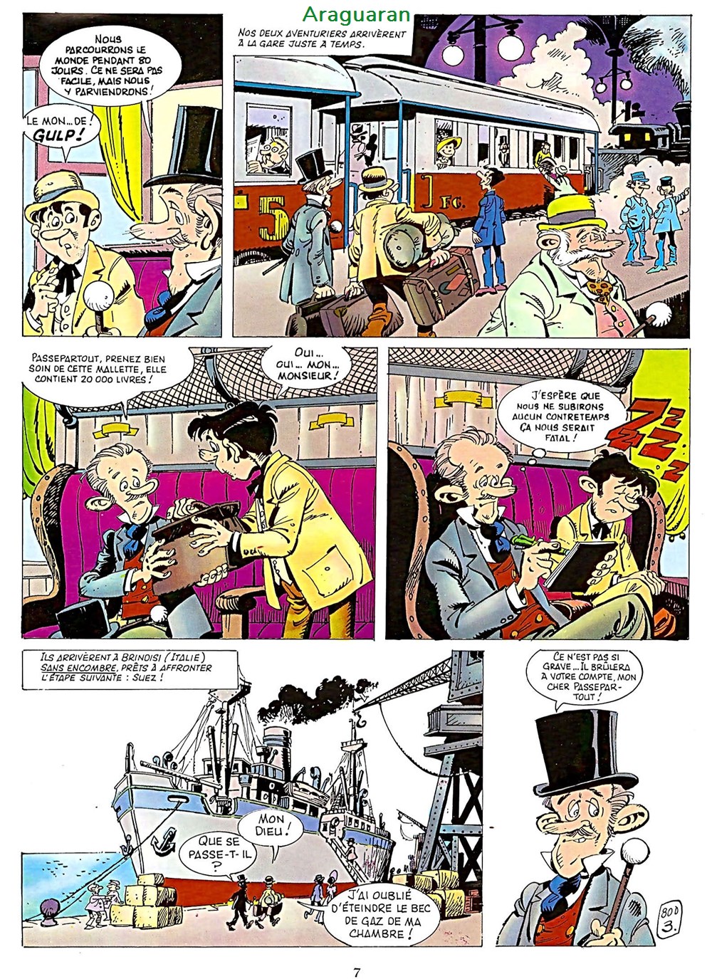 Aventure et l'histoire (L') - 03 - Le tour du monde en 80 jours 4 livres bd revues bandes dessinees aventure et histoire l 03 le tour du monde en 80 jours