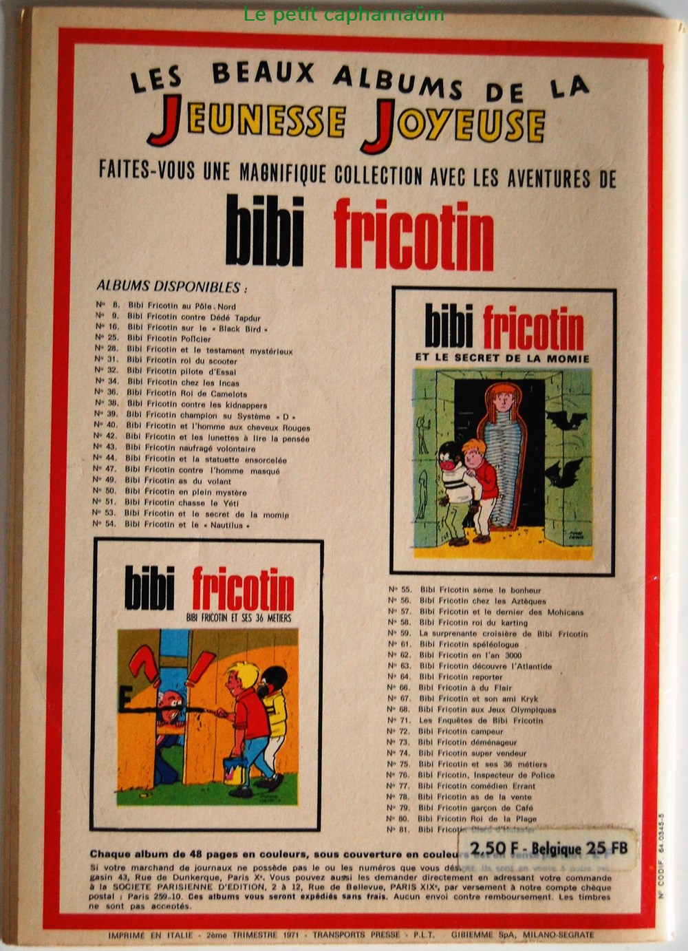 livres bd revues bandes dessinees les pieds nickeles 033 les pieds nickeles courent la panasiatique reed 1971