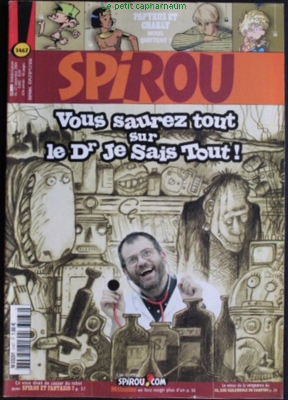Spirou - 3467 livres bd revues spirou 3467