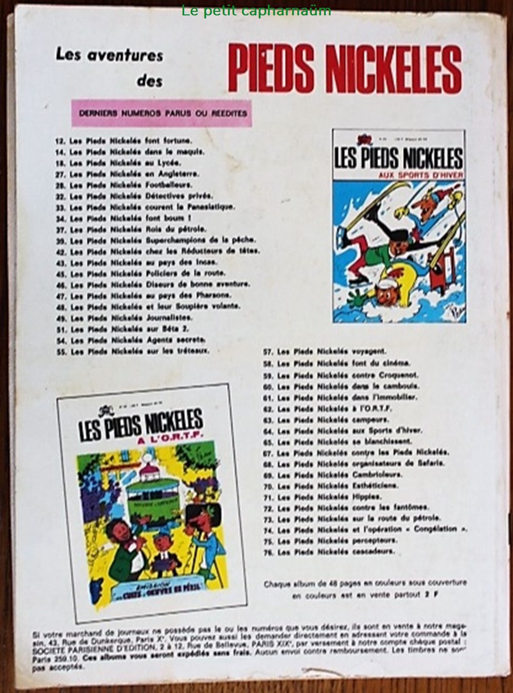 Le journal des pieds nickelés - Reliure éditeur n° 25 - 1972 livres bd revues bandes dessinees le journal des pieds nickeles reliure editeur n 25 1972