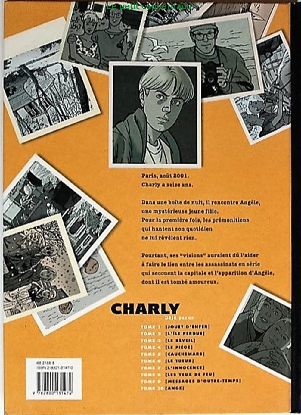 Charly - 10 - Ange - EO 2002 livres bd revues bandes dessinees charly 10 ange eo 2002