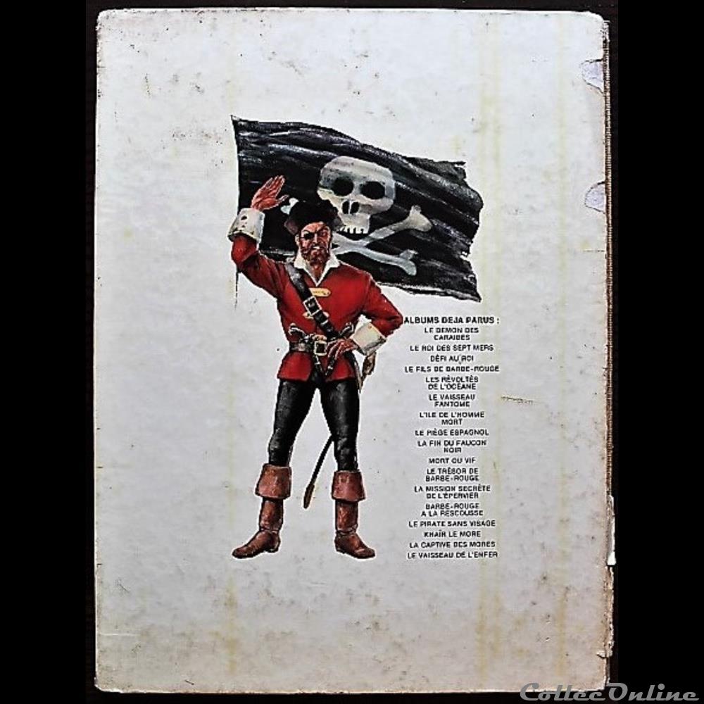 livres bd revues bandes dessinees album barbe rouge 02 le roi des sept mers reed 1975
