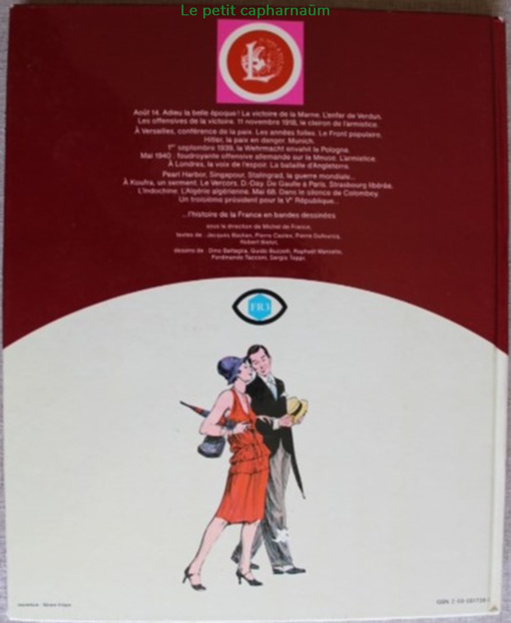 livres revues bandes dessinees histoire de france en bd int 08 de la grande guerre a la ve republique reed 1978