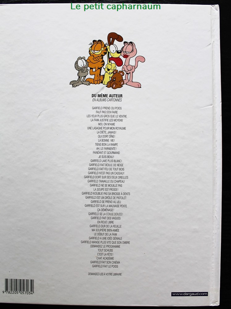 livres bd revues bandes dessinees garfield 40 garfield fait le poids eo 2005
