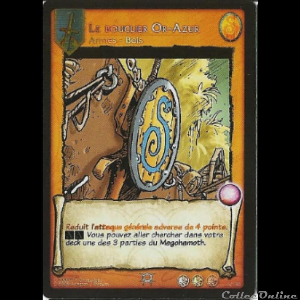 Lanfeust de Troy - 006 - Le bouclier Or-Azur jeux jouet jeu carte collectionner lanfeust de troy 006 le bouclier or azur