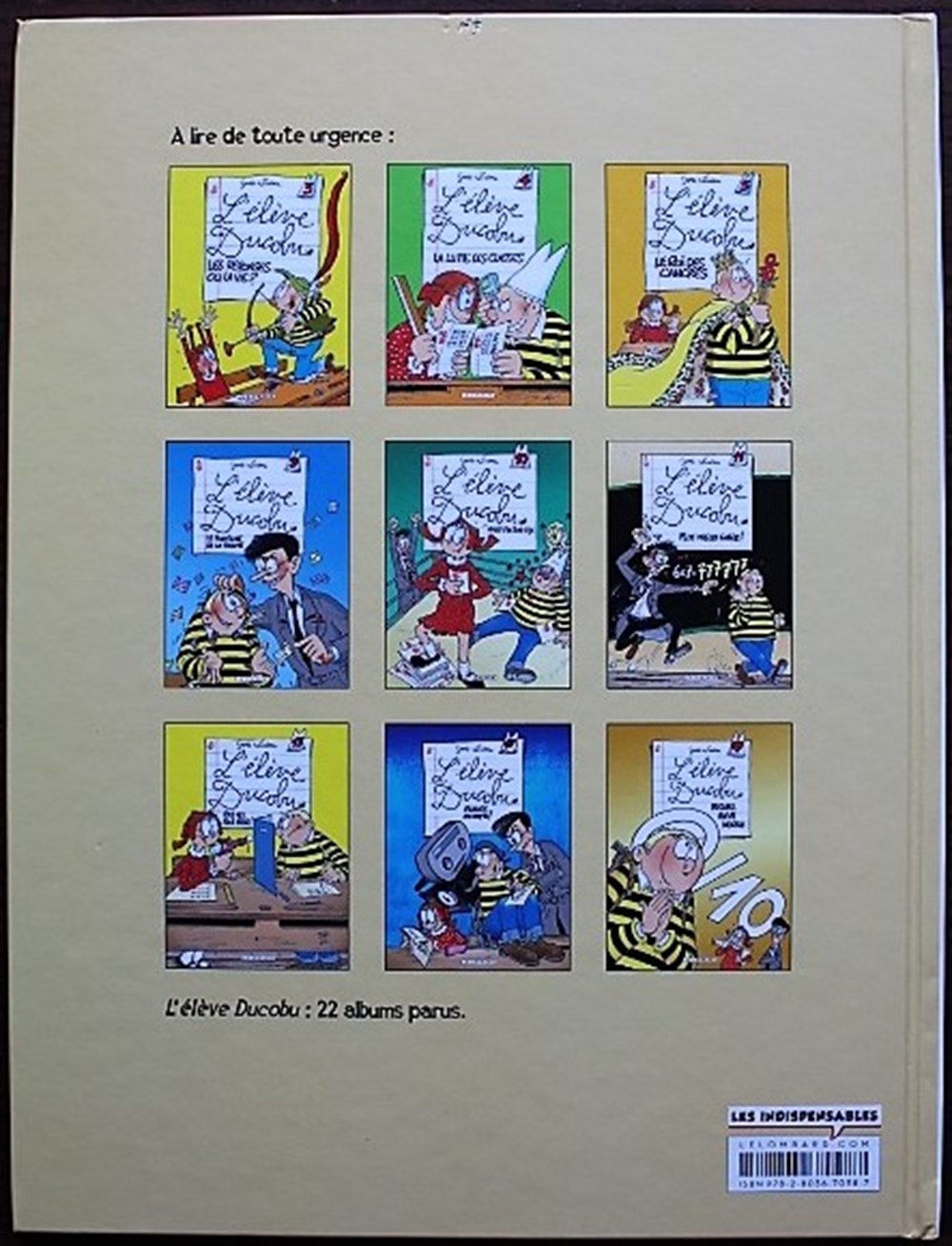 L'élève Ducobu - 08 - Punis pour le meilleur et pour le pire - Rééd. 2017 livres bd revues bandes dessinees l eleve ducobu 08 punis pour le meilleur et pour le pire reed 2017