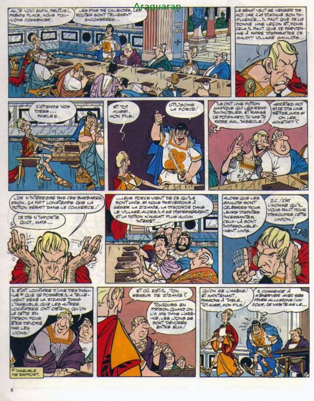 Album - Astérix - 15 - La zizanie 3 livres bd revues bandes dessinees album asterix 15 la zizanie