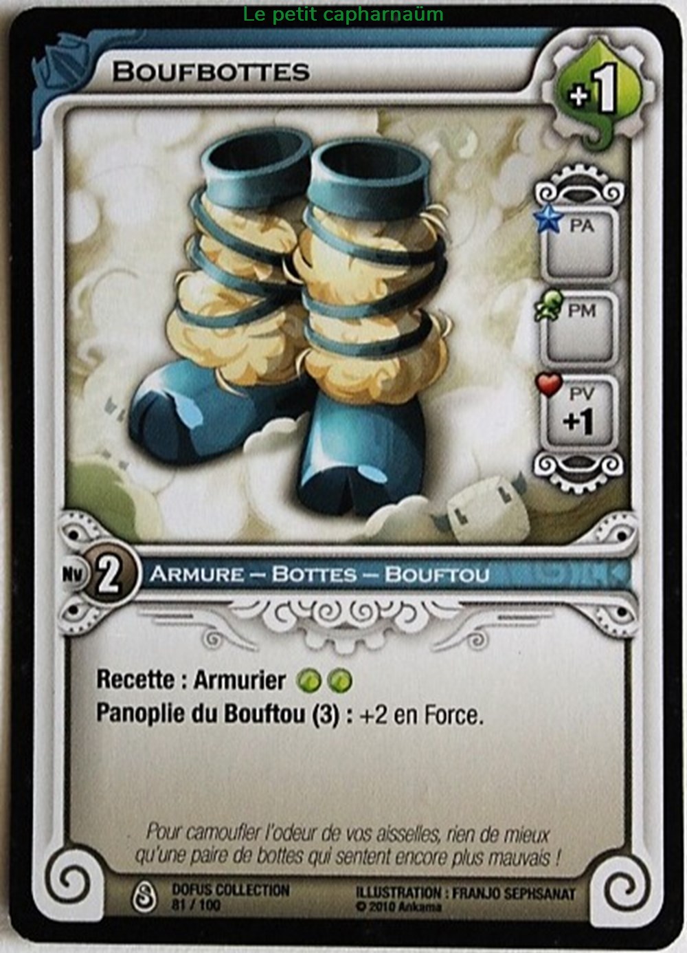 Wakfu TCG - 2011 - Dofus Collection - 081 - Boufbottes - commune jeux de societe jouets jeu carte collectionner wakfu tcg 2011 dofus collection 081 boufbottes commune