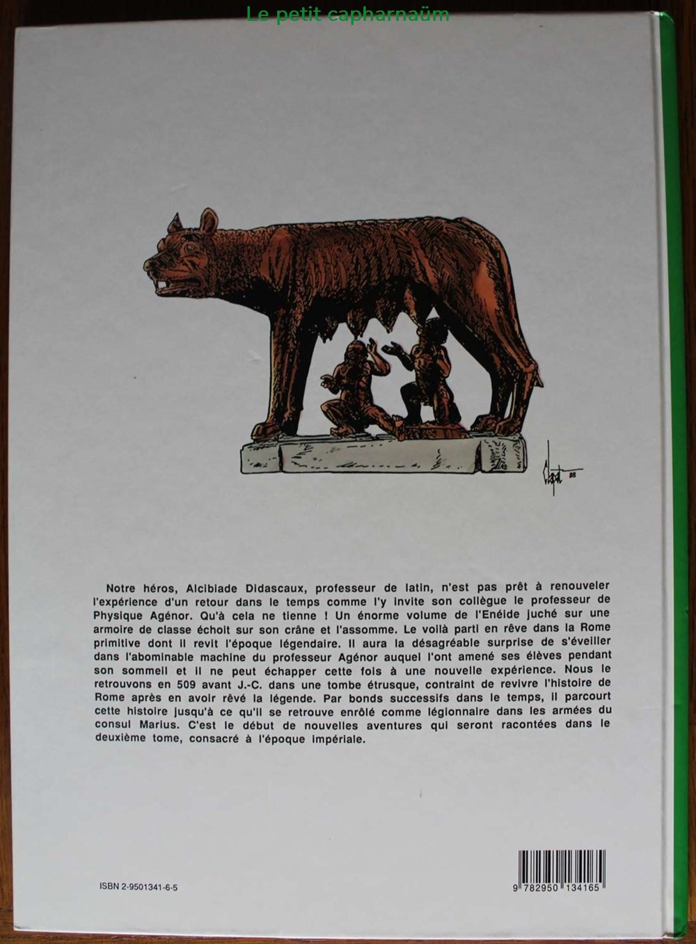 Album - Alcibiade Didascaux - 04 - Chez les romains ; Légende, royauté - Rééd. 2003 Dédicacée 2 livres bd revues bandes dessinees album alcibiade didascaux 04 chez les romains legende royaute reed 2003 dedicacee