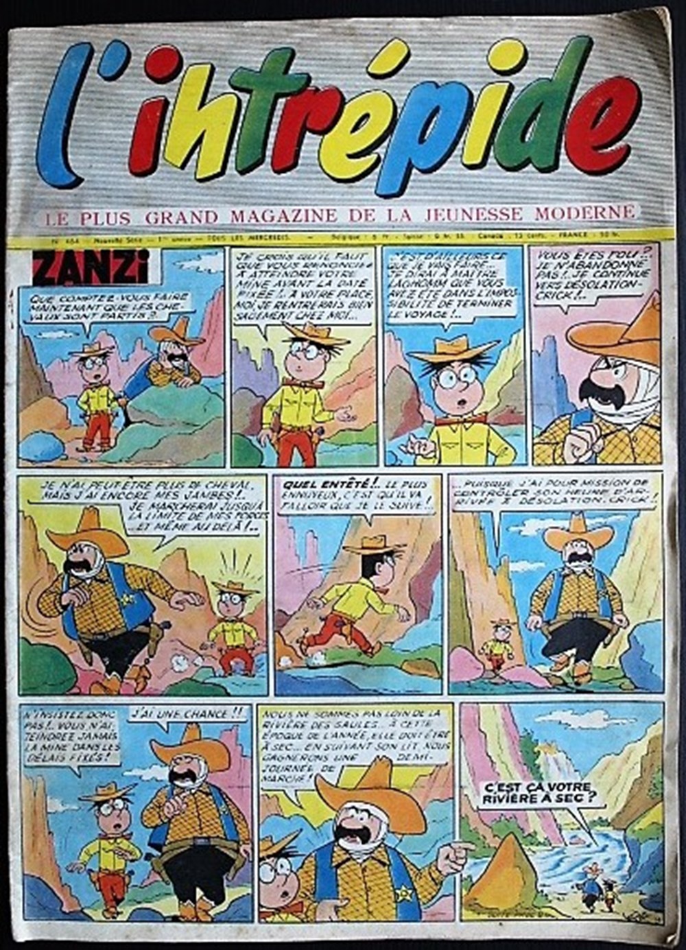 L'intrépide (2ème série) - N° 464 - 17 septembre 1958 livres bd revues vieux journaux l intrepide 2eme serie n 464 17 septembre 1958