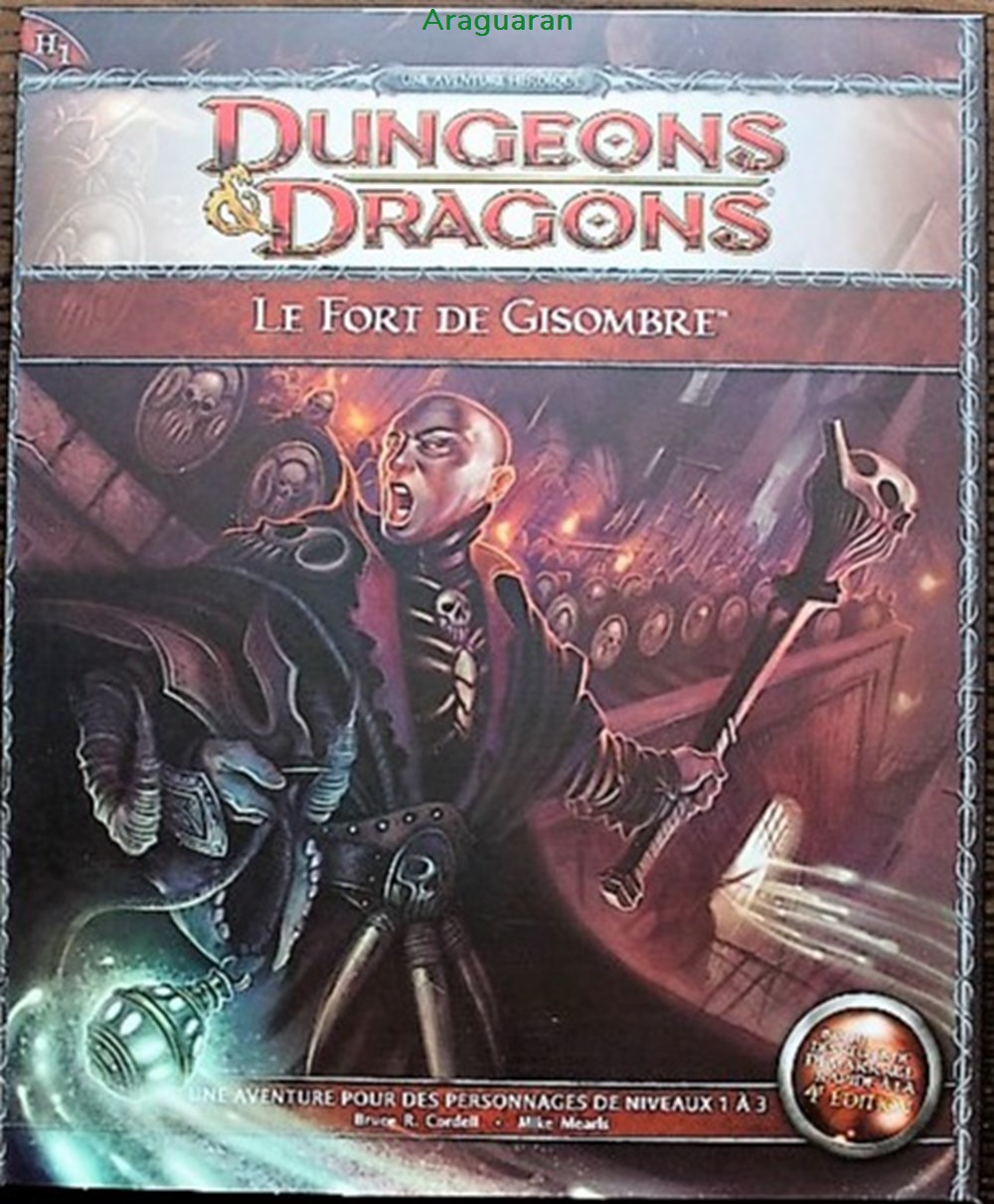 jeux societe jouets roles jeu de role d d4 le fort de gisombre