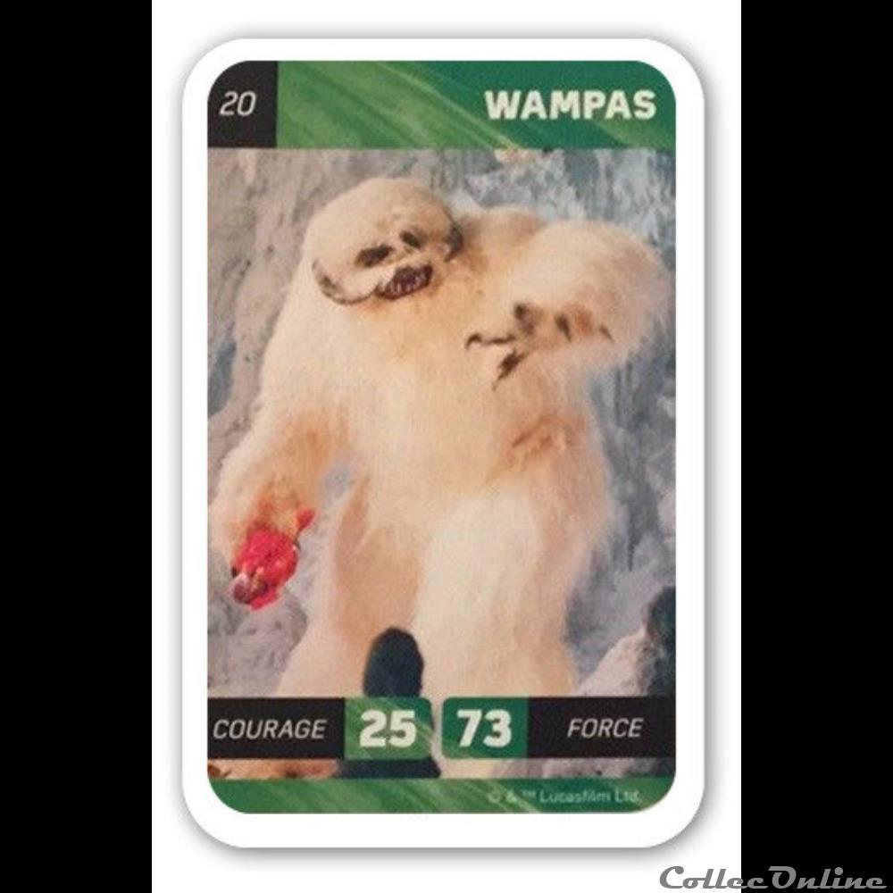 20 - Wampas jeux jouet jeu de carte collectionner 20 wampas
