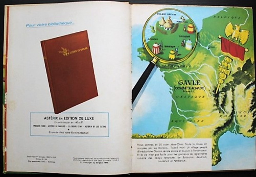 livres bd revues bandes dessinees album asterix 11 le bouclier arverne eo 1968